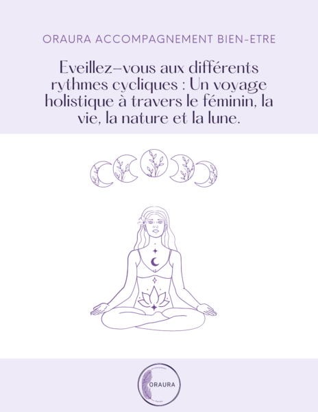 Couverture de l'ebook Éveillez-vous aux différents rythmes cycliques – Guide holistique pour le bien-être féminin