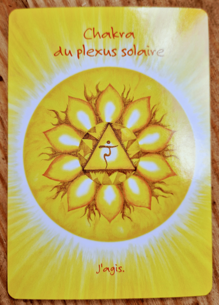 Représentation du chakra du plexus solaire, associé à la confiance en soi et à l'énergie estivale