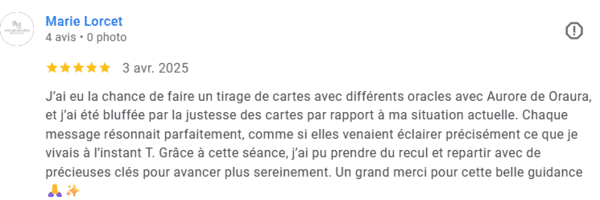 Tirage de cartes avec les oracles : témoignage de Marie